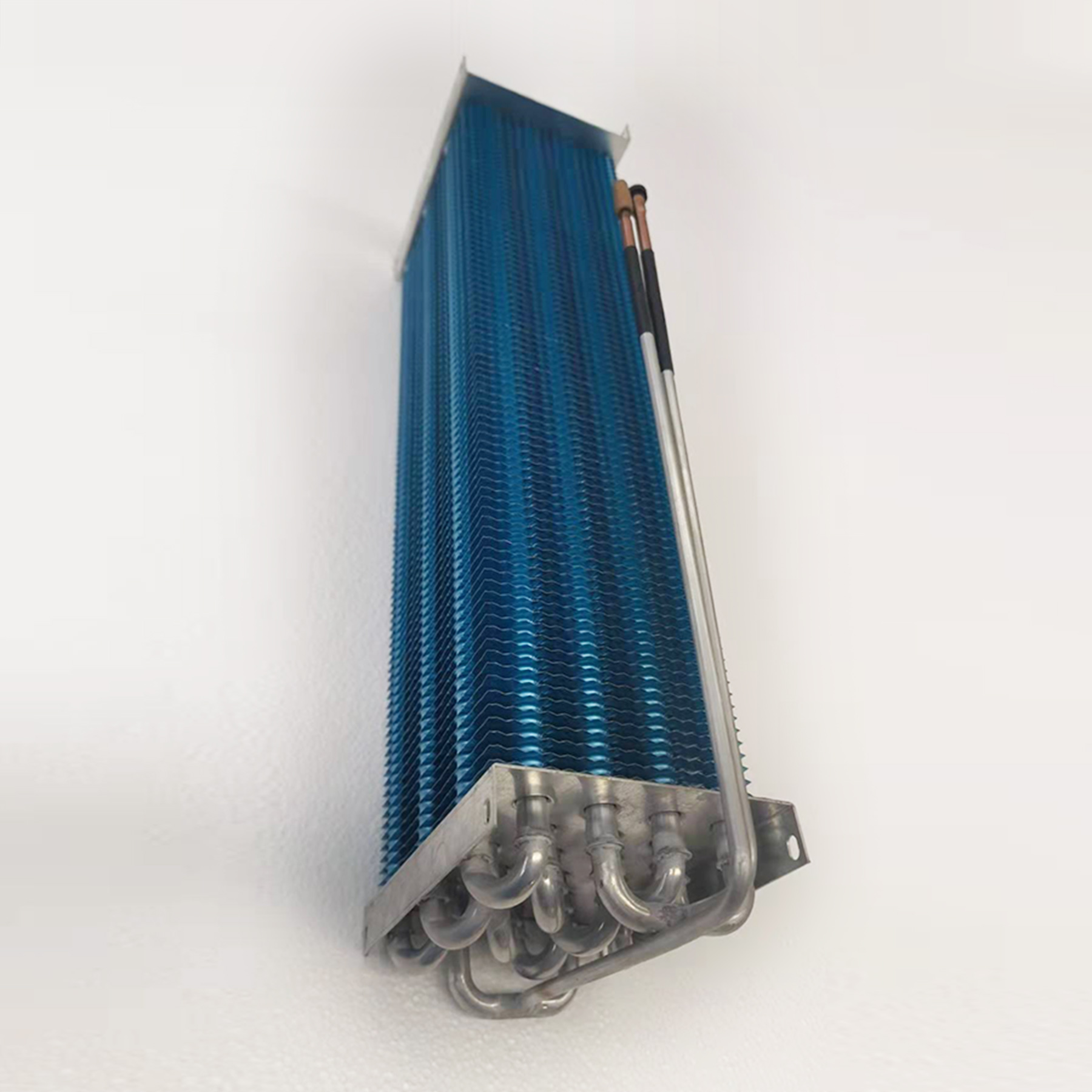 Aluminum tube fin condenser