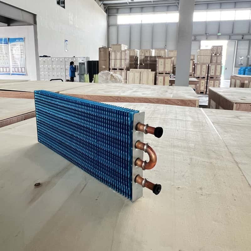 Refrigerator freezer evaporator