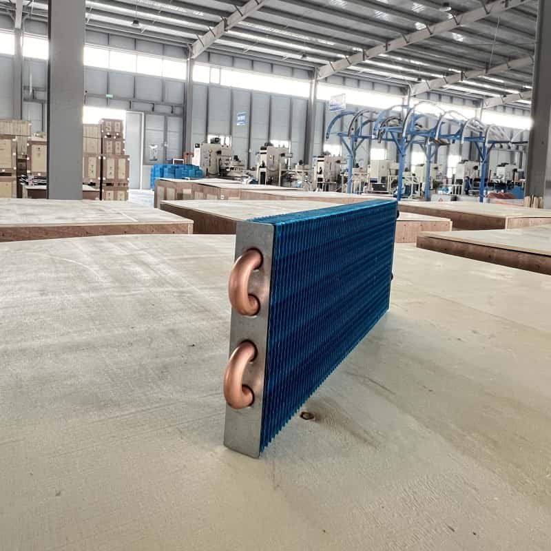 Refrigerator freezer evaporator