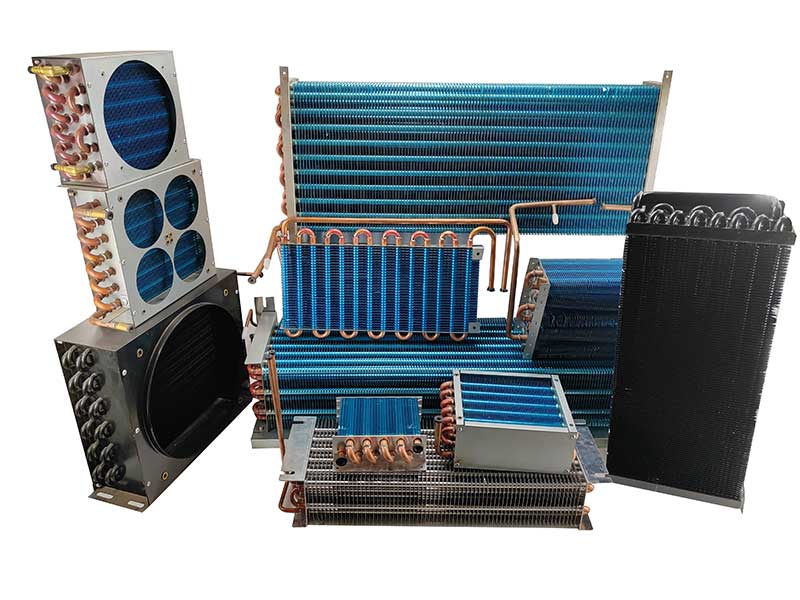 Air-cooled evaporator condenser  Display cabinet cake cabinet refrigerator freezer refrigerator copper tube aluminum fin evaporator