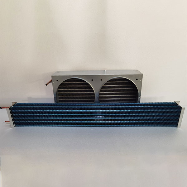 Copper tube aluminum fin evaporator for freezer