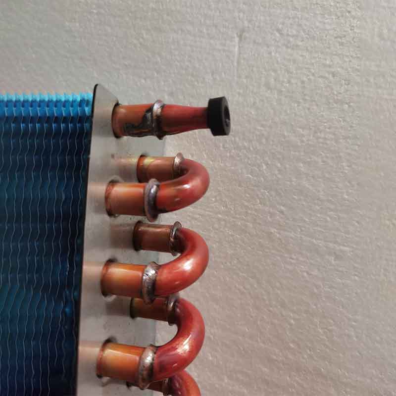 Freezer Air conditioner Refrigerator condenser Copper tube aluminum fin evaporator