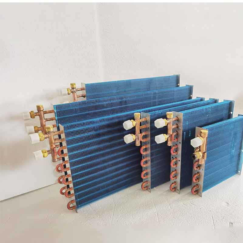 Air-cooled copper tube condenser