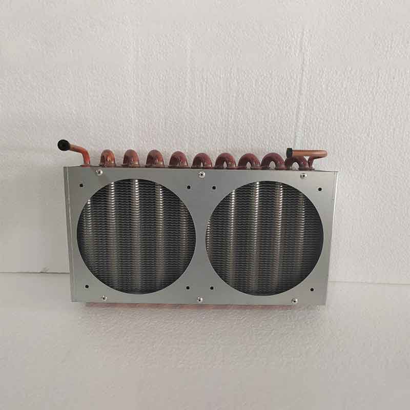 Air-cooled condenser display cabinet commercial finned evaporator pure copper tube aluminum fin