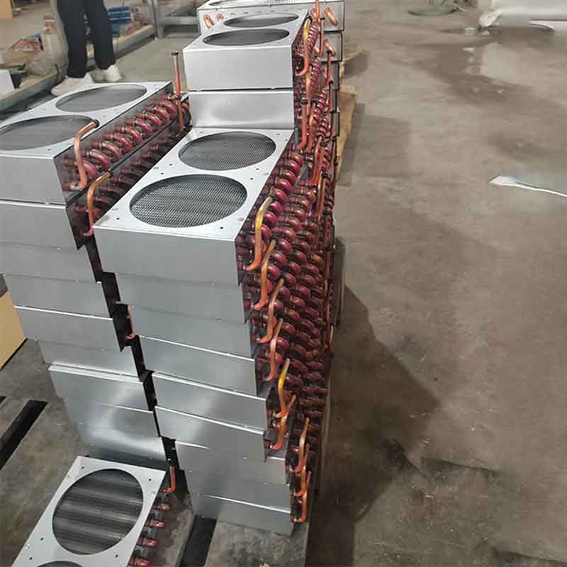 Air-cooled condenser display cabinet commercial finned evaporator pure copper tube aluminum fin
