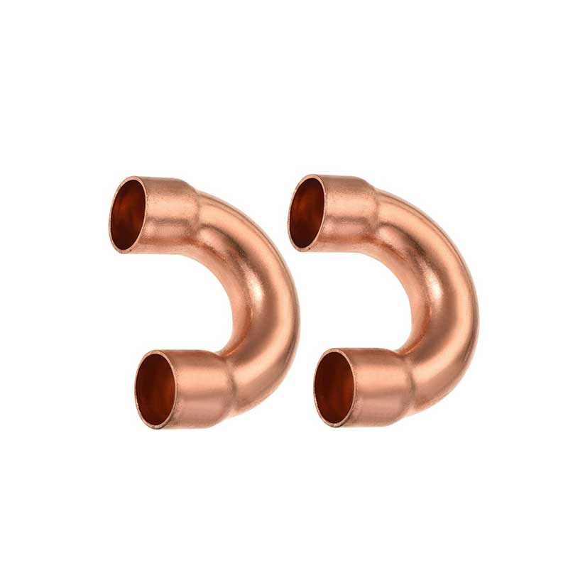 Copper U-shaped elbow