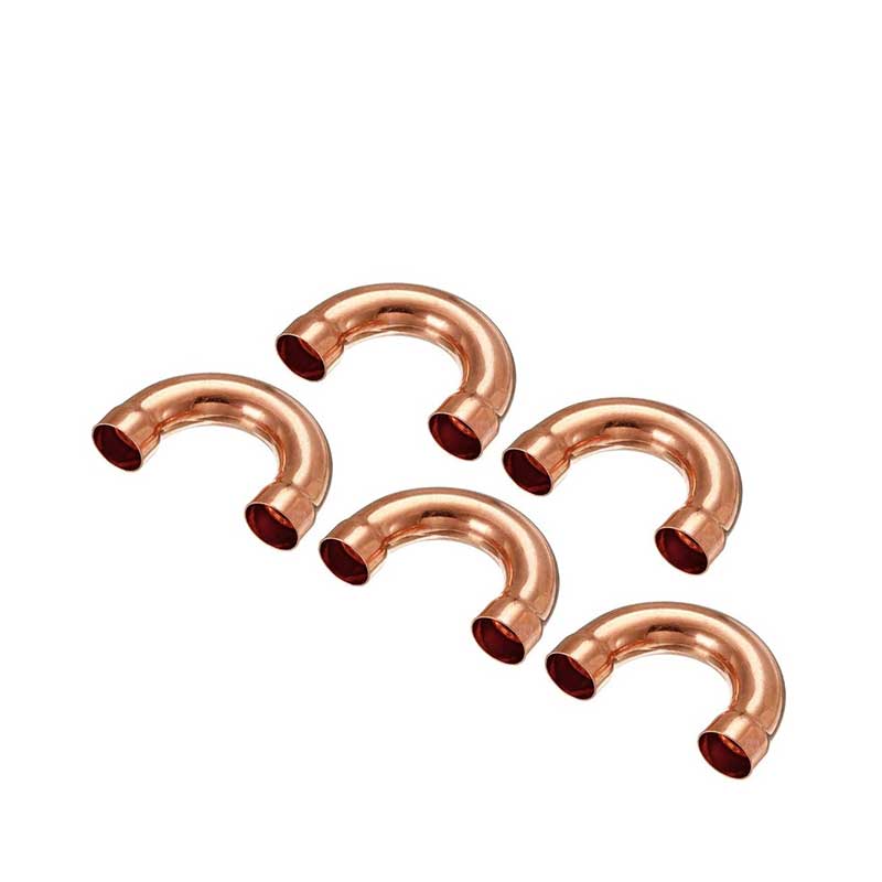 Copper U-shaped elbow