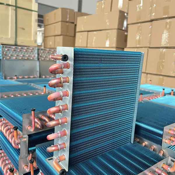 Finned evaporator/condenser