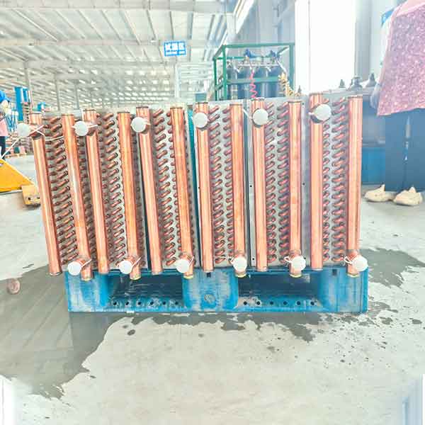 Copper tube aluminum fin heat exchanger for marine cruise ship heating equipment