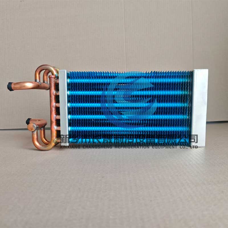 Customized evaporator, condenser, and coil; high-efficiency refrigeration; copper tube and aluminum fin heat exchanger.