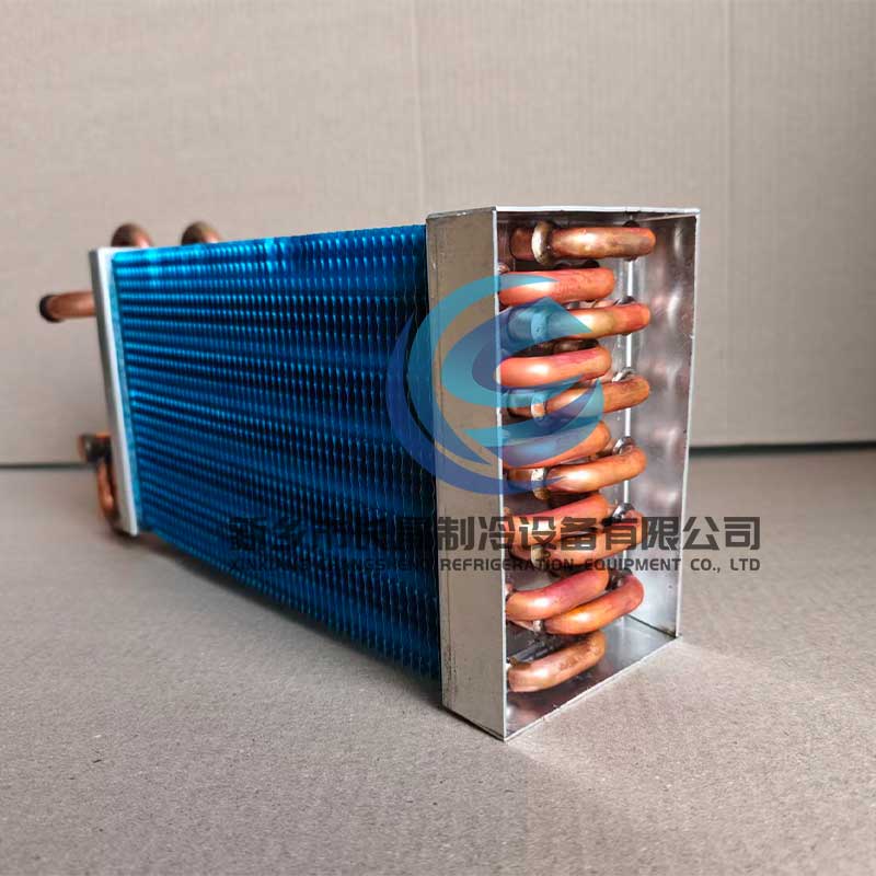 Customized evaporator, condenser, and coil; high-efficiency refrigeration; copper tube and aluminum fin heat exchanger.