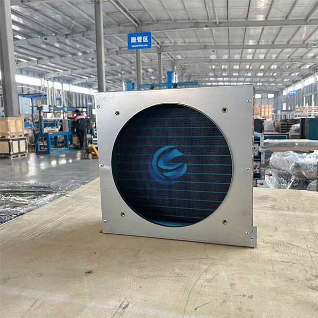 Custom Industrial Copper Tube Fin Heat Exchangers for Refrigeration & Cooling Plants